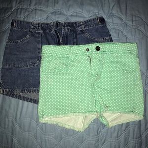 Girls shorts bundle size 7/8